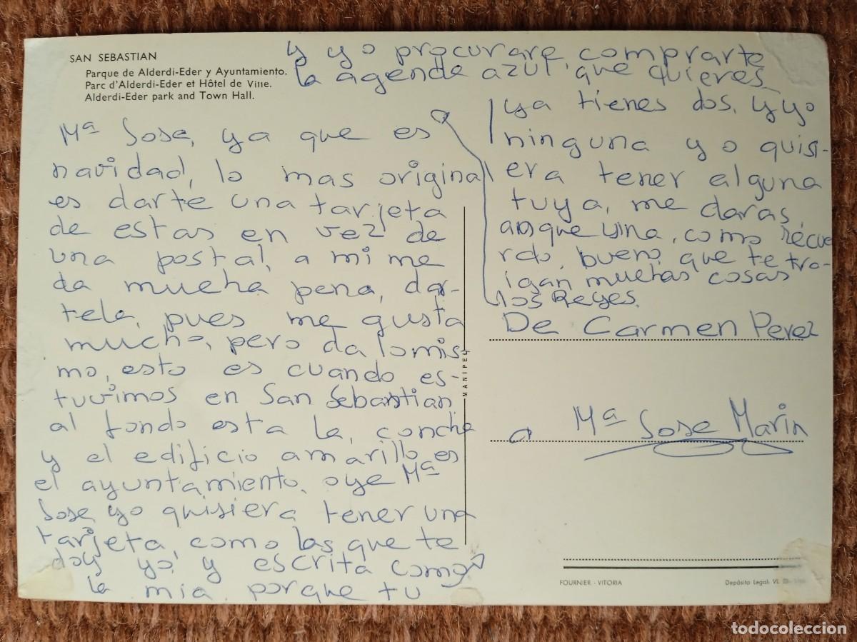 Postales: SAN SEBASTIAN - AYUNTAMIENTO - Foto 2
