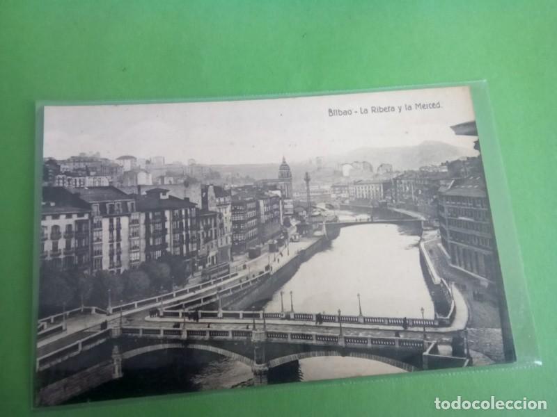 Postales: BILBAO, POSTAL ANTIGUA , BLANCO Y NEGRO. - Foto 2