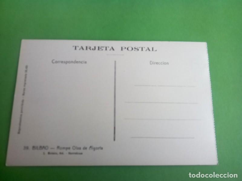 Postales: BILBAO, POSTAL ANTIGUA , BLANCO Y NEGRO. - Foto 3