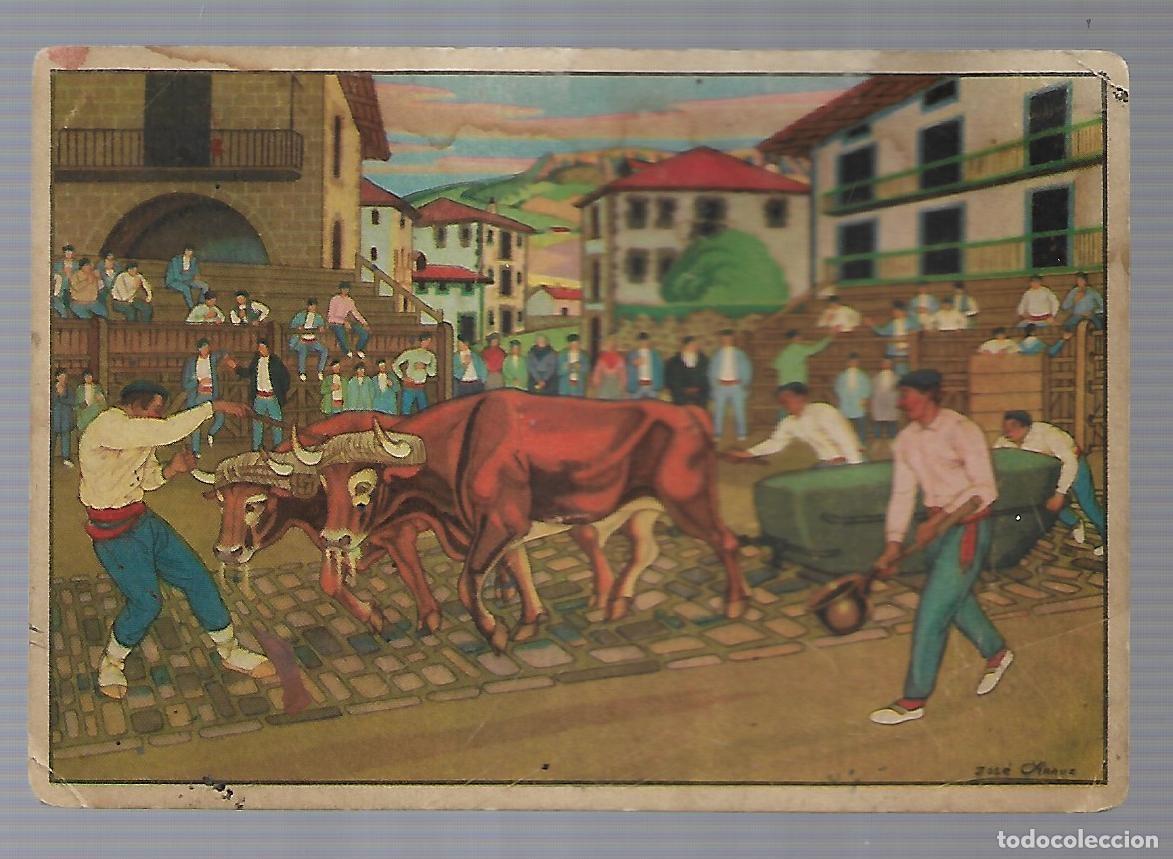 Cartoline: AG39- POSTAL VASCAS -N&ordm; 7.- DIBUJOS DE JOSE ARRUE.-. EDC DE ARTE LABORDE TOLOSA.- NUEVA
