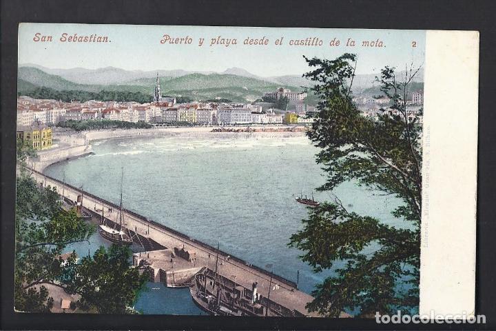 Postkarten: Postal de Sant Sebastian. Detr&aacute;s sin dividir.