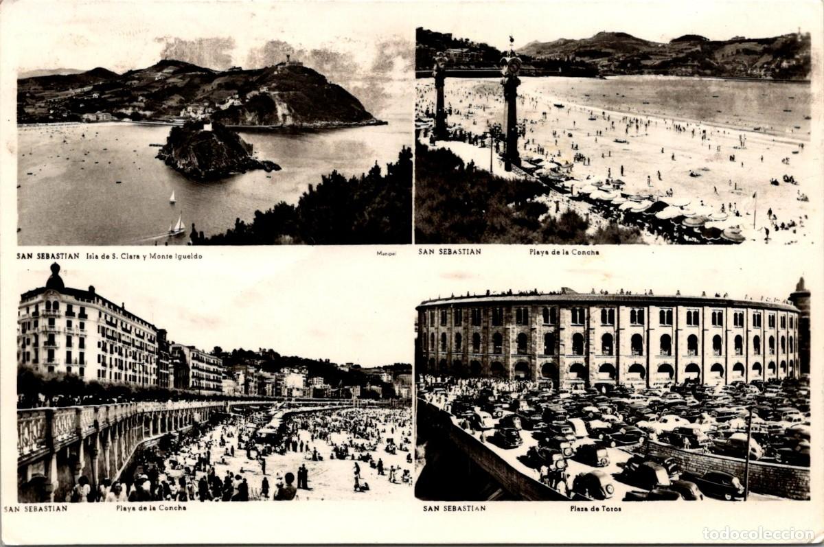 Postales: San Sebasti&aacute;n - MultiVistas - Manipel - 142x93mm - Foto 1