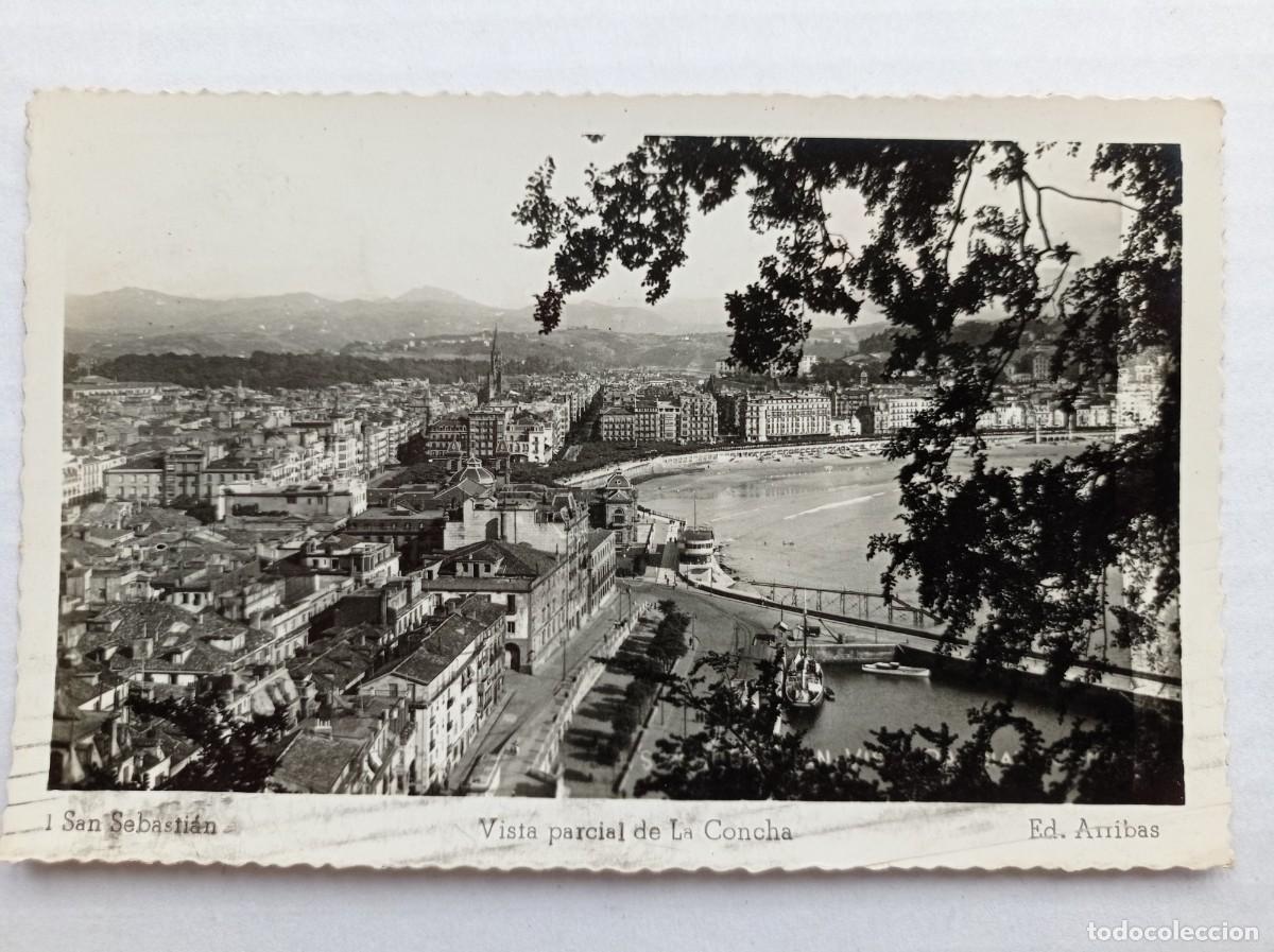Postkarten: TARJETAS POSTALES 1-S.SEBASTIAN VISTA PARCIAL DE LA CONCHA ED. ARRIBAS
