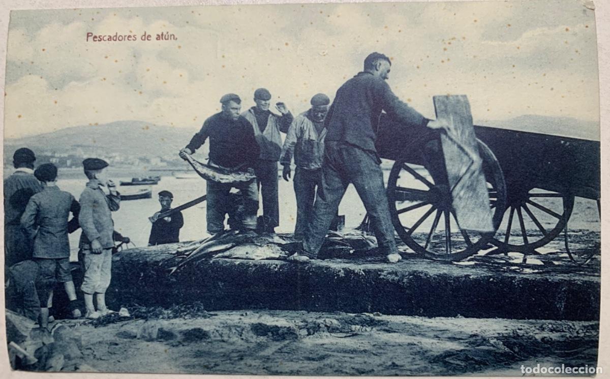 Cartoline: POSTAL DEL PA&Iacute;S VASCO - MARINEROS - PESCADORES DE AT&Uacute;N