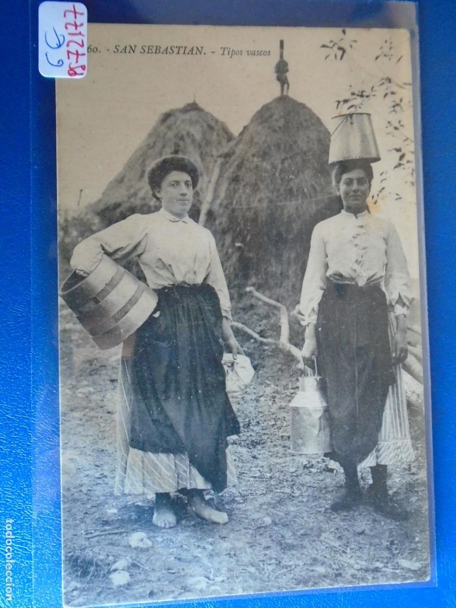 Postcards: (PS-72177)POSTAL DE SAN SEBASTIAN-TIPOS VASCOS