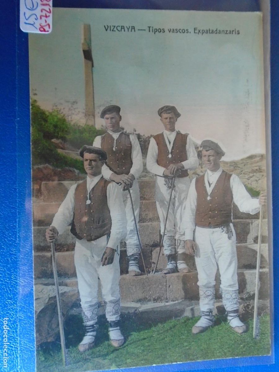 Postcards: (PS-72181)POSTAL DE VIZCAYA-TIPOS VASCOS.EXPATADANZARIS