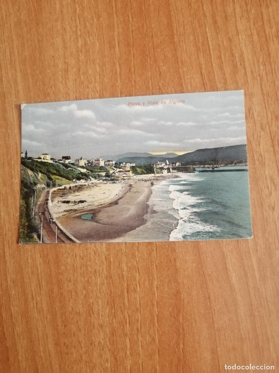 Postales: POSTAL PLAYA Y VISTA DE ALGORTA SIN CIRCULAR - Foto 1