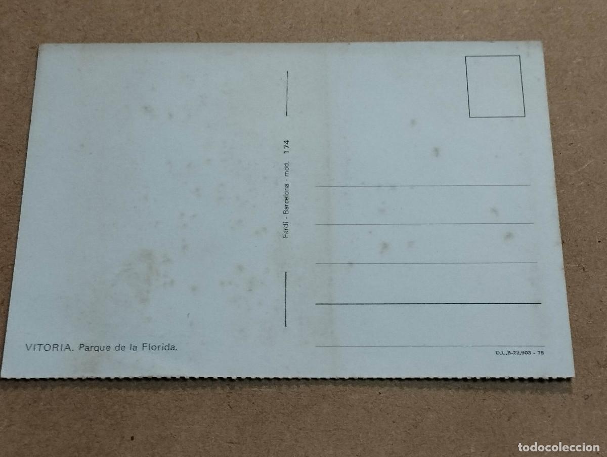 Postales: &Aacute;LAVA - POSTAL VITORIA - PARQUE DE LA FLORIDA - Foto 2