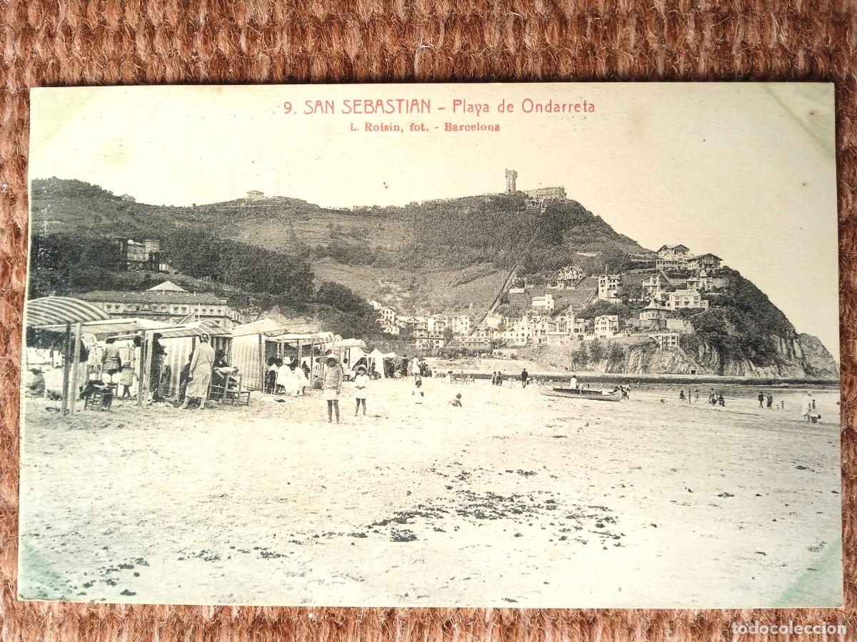 Postkarten: SAN SEBASTIAN - PLAYA DE ONDARRETA- ROISIN FOTO