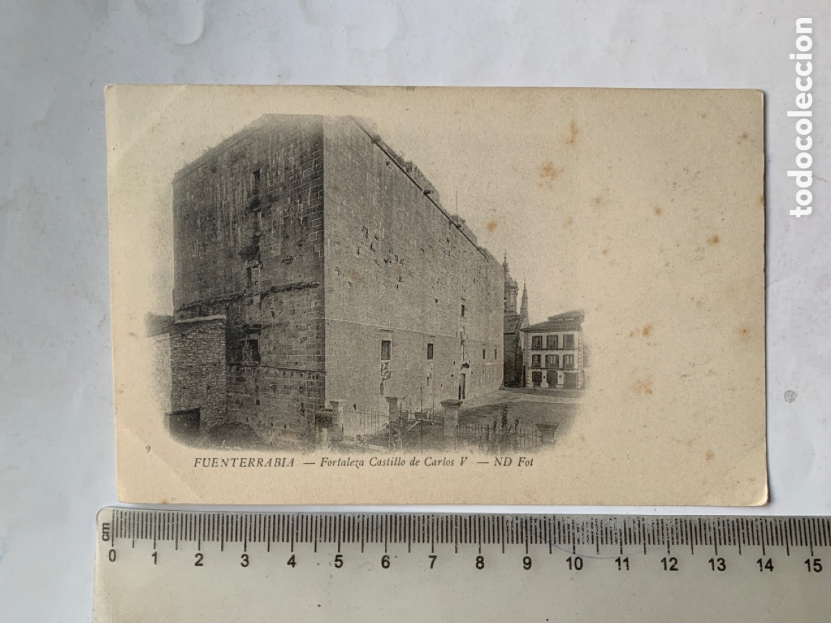 Postcards: POSTAL. FUENTERRABIA. FORTALEZA CASTILLO DE CARLOS V. ND. FOT&Oacute;GRAFO.