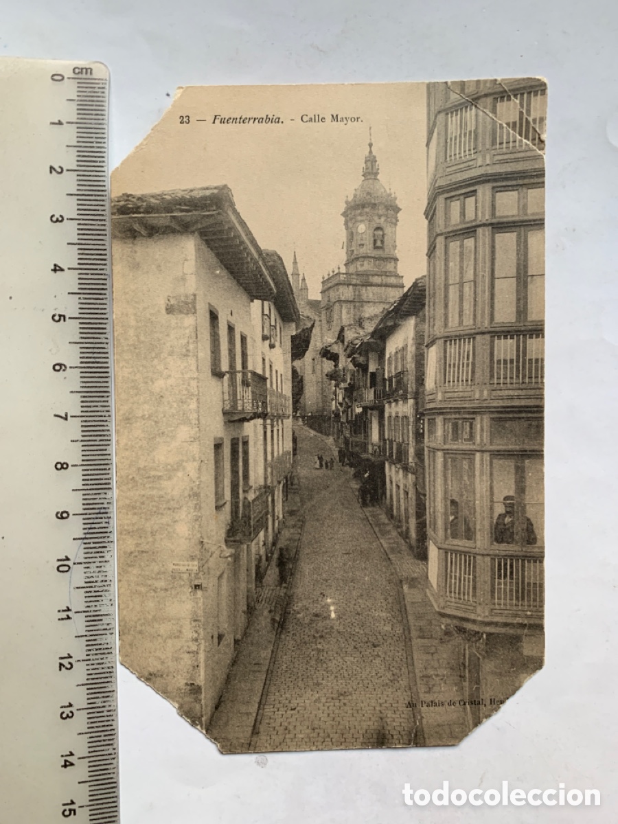 Postcards: POSTAL. FUENTERRABIA. CALLE MAYOR.