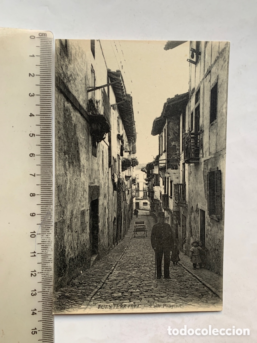 Postcards: POSTAL. FUENTERRABIA. CALLE PAMPINOL.
