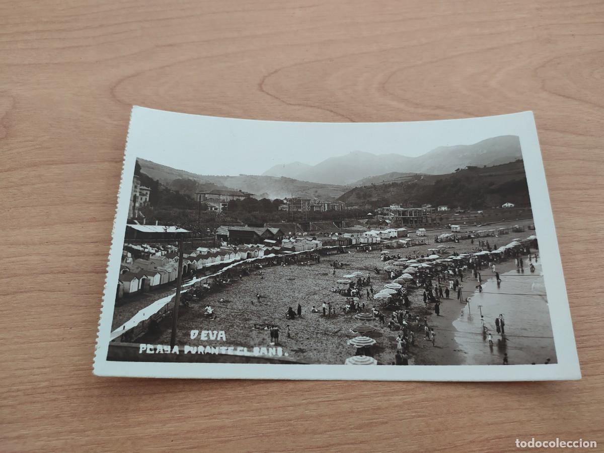 Postales: DEVA - PLAYA DURANTE EL BA&Ntilde;O - SIN CIRCULAR - Foto 1