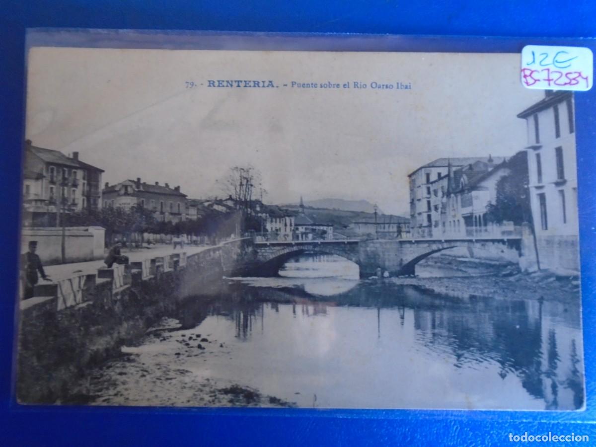 Postcards: (PS-72534)POSTAL DE RENTERIA-PUENTE SOBRE EL RIO OARSO IBAI.CLICHE GONZALEZ