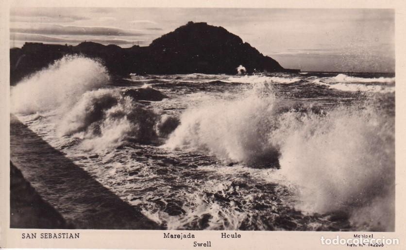 Postales: SAN SEBASTI&Aacute;N - MAREJADA - Foto 1
