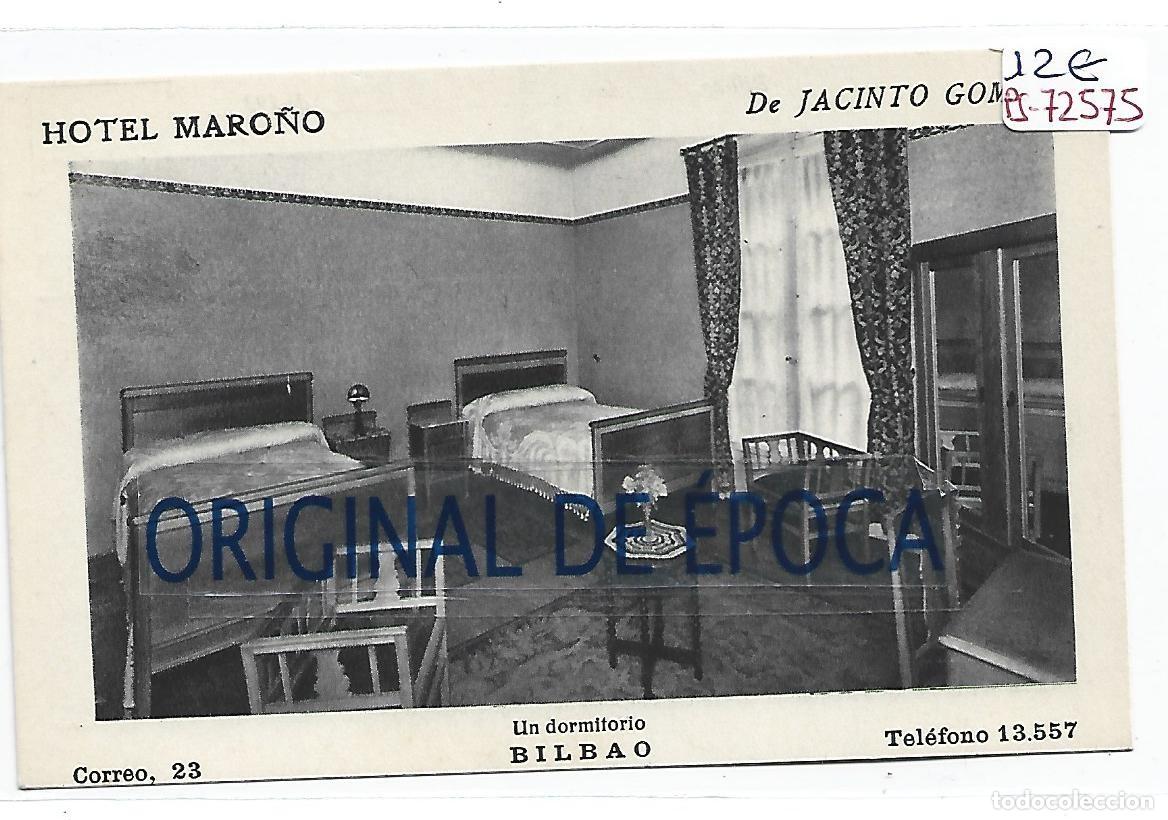 Cartoline: (PS-72575)POSTAL DE BILBAO-HOTEL MARO&Ntilde;O DE JACINTO GOMEZ.UN DORMITORIO