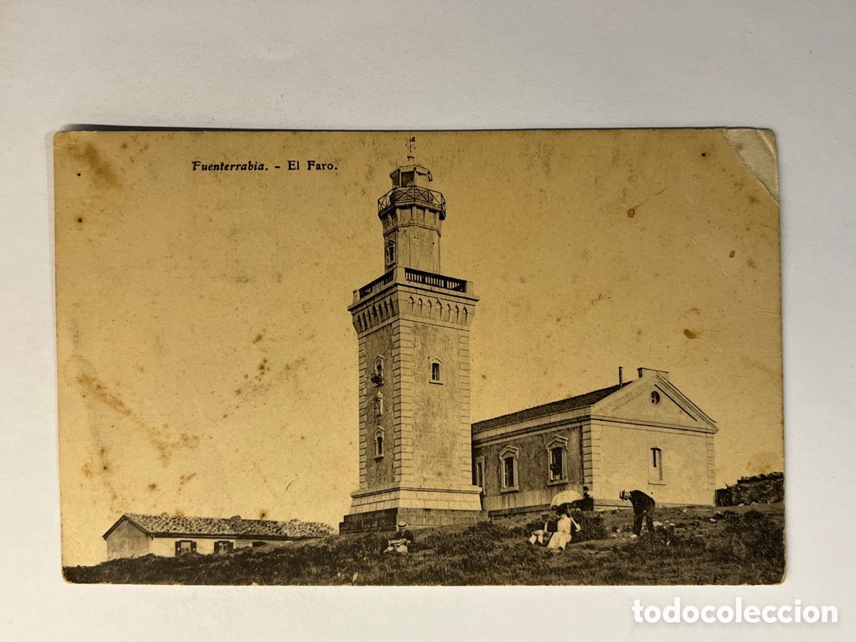 Cartoline: FUENTERRABIA (Guip&uacute;zcoa) Postal El Faro&hellip; Edi., E.J.O.. Paris . (h.1950?) S/C