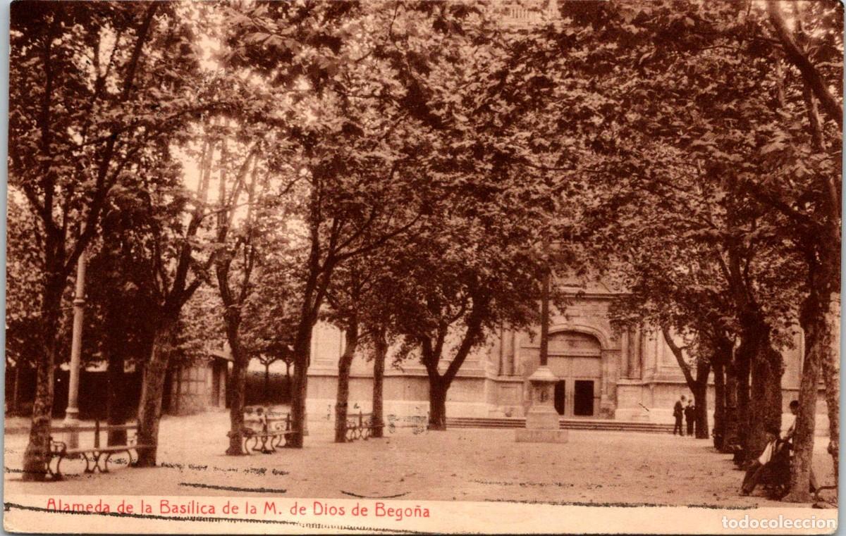 Cartoline: Alameda de la Bas&iacute;lica de la M. de Dios de Bego&ntilde;a - F. Thomas - 140x89mm