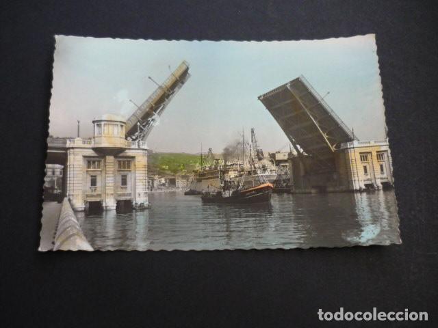 Postales: BILBAO PUENTE BASCULANTE DEL GENERALISIMO - Foto 1