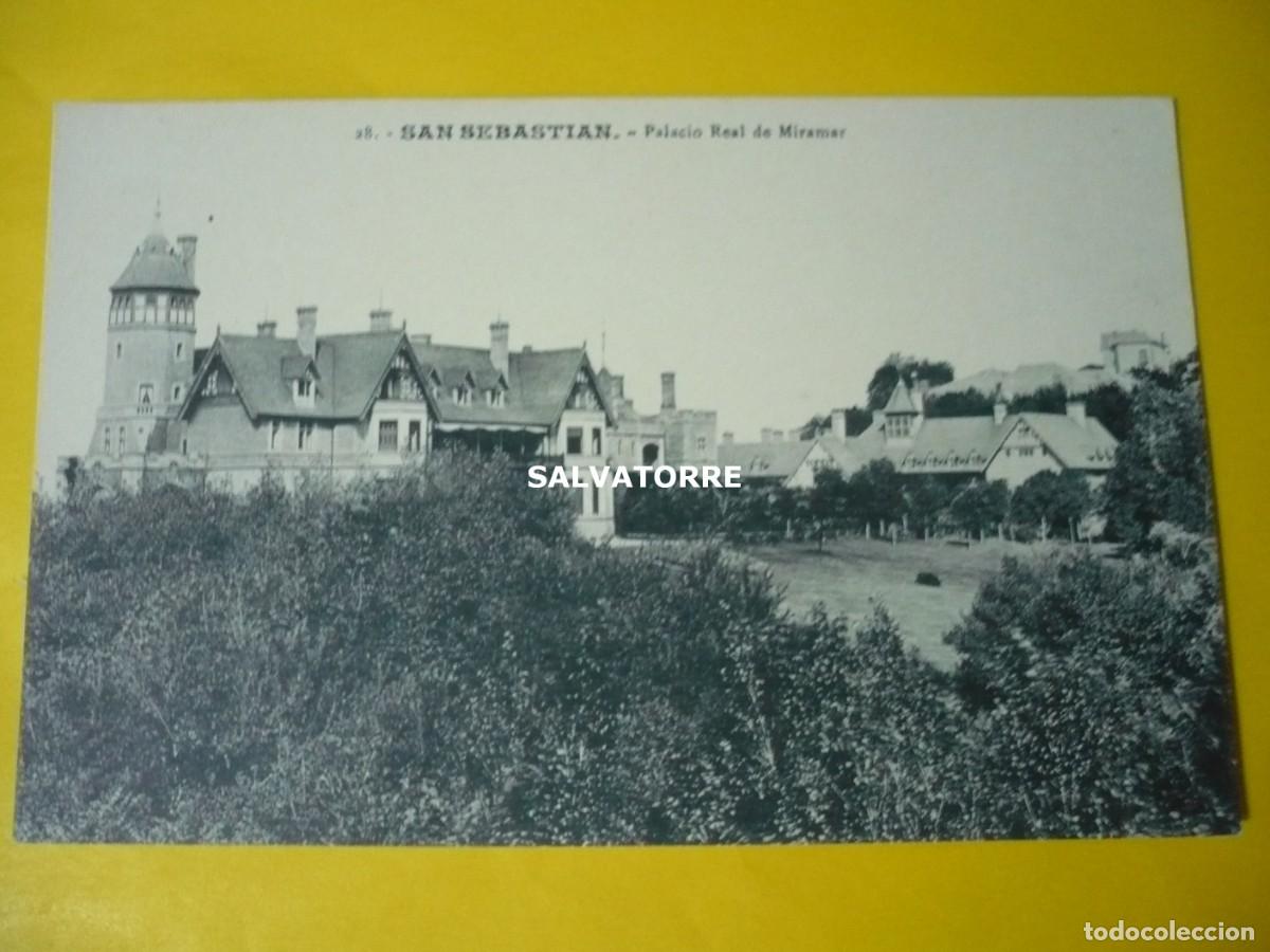 Postkarten: POSTAL PAIS VASCO. EUZKADI. SAN SEBASTIAN. PALACIO REAL DE MIRAMAR 28.G.G.GALARZA.CLICH&Eacute; GONZALEZ