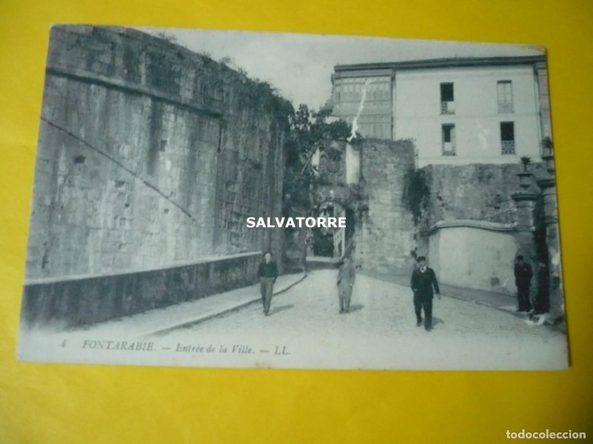 Postkarten: POSTAL PAIS VASCO. EUZKADI. FUENTERRABIA. HONDARRIBIA.4. ENTRE&Eacute; DE LA VILLE.LL. GUIPUZCOA