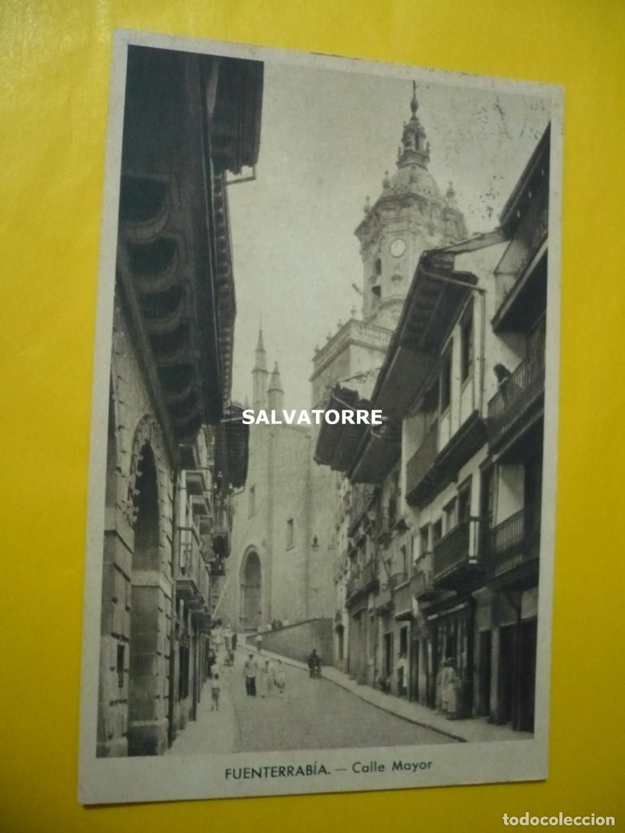 Postkarten: POSTAL PAIS VASCO. EUZKADI. 53. FUENTERRABIA. HONDARRIBIA.CALLE MAYOR.EDICIONES LA ESPA&Ntilde;OLA. CIRCUL.