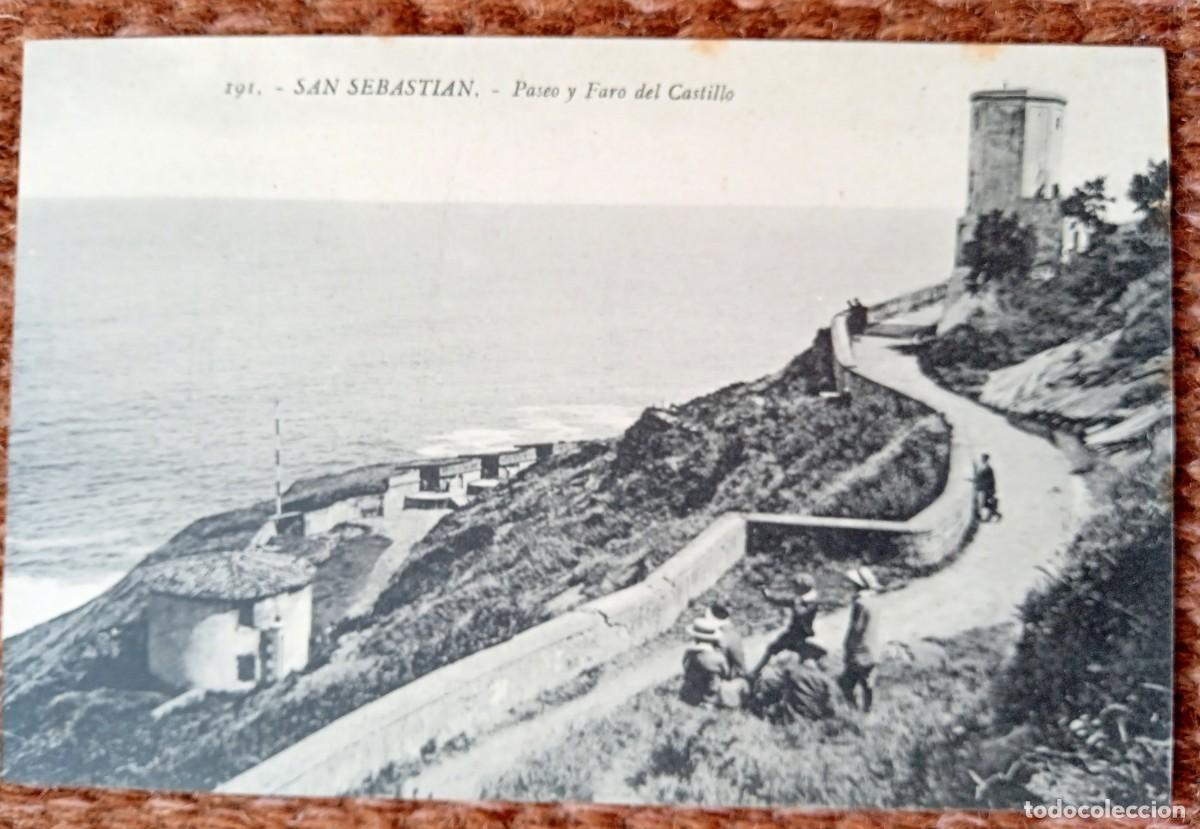 Postkarten: SAN SEBASTIAN - FARO DEL CASTILLO - ED: GALARZA