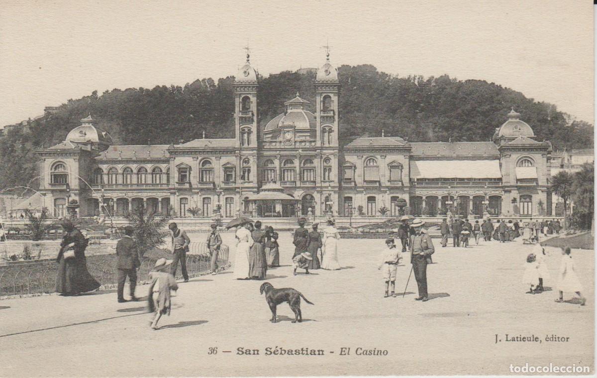 Postales: (36) SAN SEBASTIAN. EL CASINO ... SIN DIVIDIR - SIN CIRCULAR- ED. LATIEULE 36