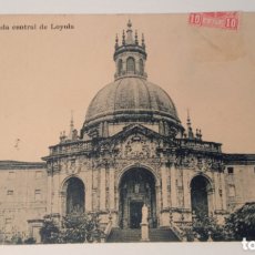 Postales: ANTIGUA TARJETA POSTAL FACHADA CENTRAL DE LOYOLA , E.J.G. PARIS IRUN. CIRCULADA. Lote 402477999