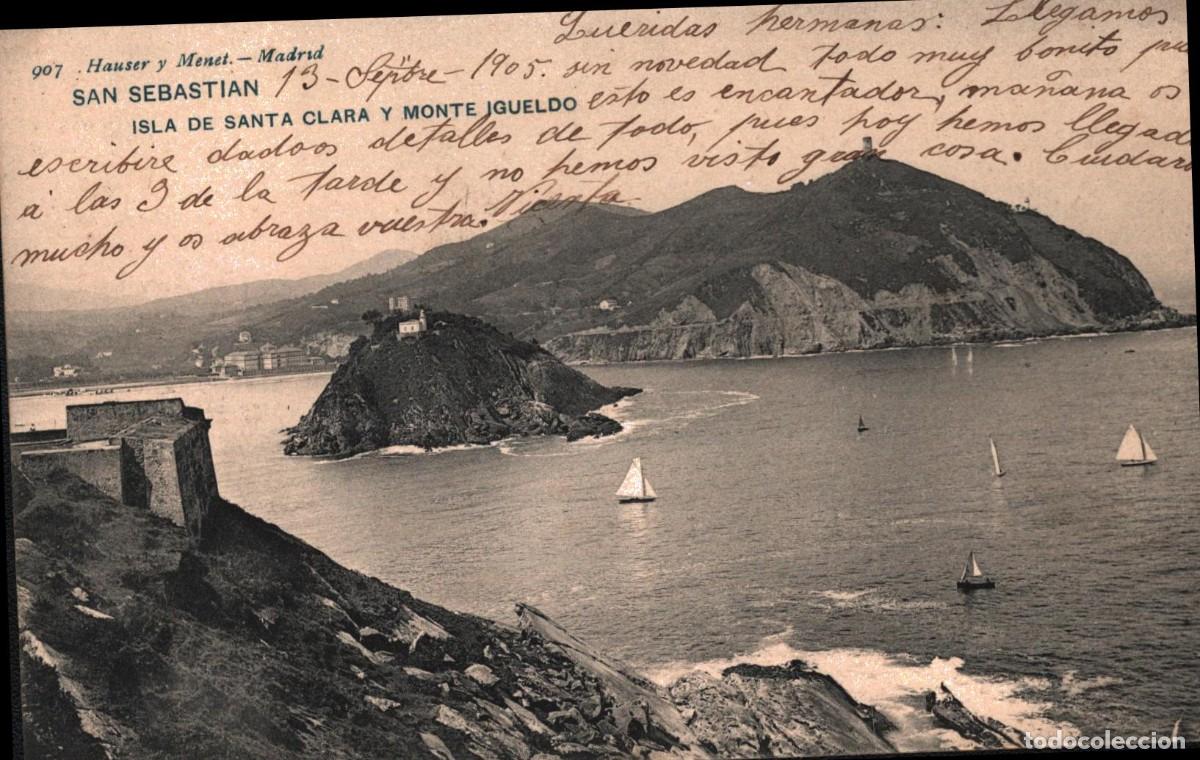 Postales: san sebasti&aacute;n escrita - Foto 1