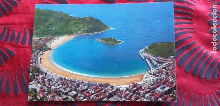 Postcards: GUIPUZCOA-RV-150X105MM-SAN SEBASTIAN-VISTA AEREA