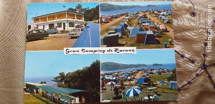 Postcards: GUIPUZCOA-RV1-150X105MM-ZARAUZ-GRAN CAMPING-FOTO GAR
