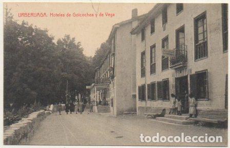 Cartoline: POSTAL ANTIGUA DEL PAIS VASCO. URBERUAGA. HOTELES DE GOICOECHEA Y DE VEGA P-PV-1762