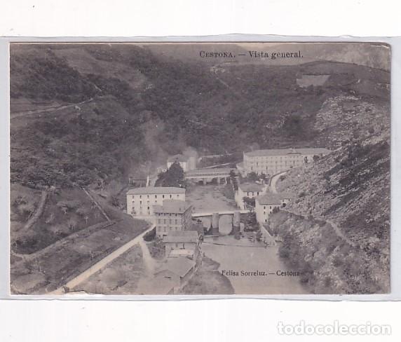 Postcards: Cestona. Vista general. Felisa Sorreluz. Fot Lacoste Sin circular