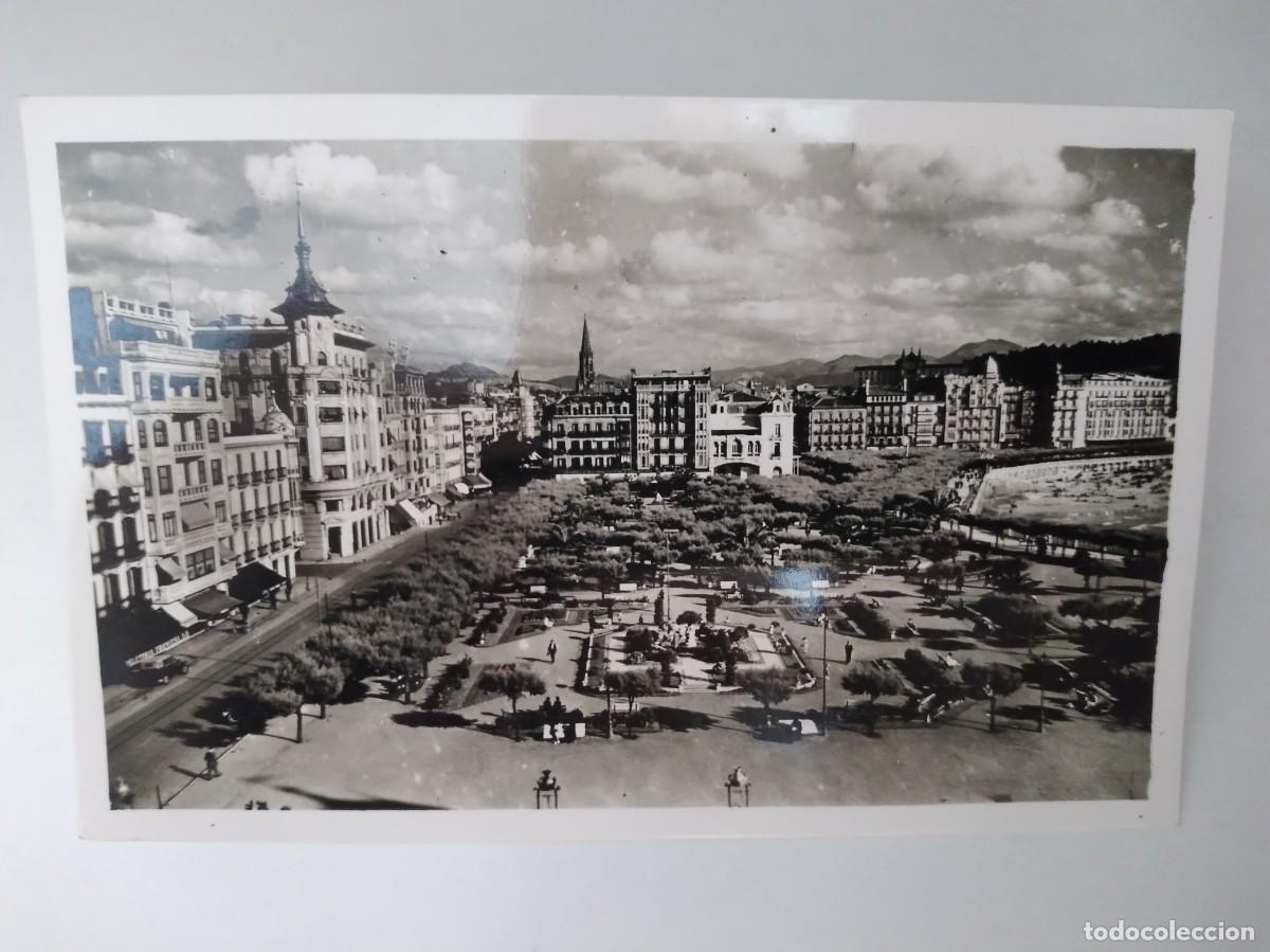 Postcards: ANTIGUA TARJETA POSTAL GUIPUZCOA SAN SEBASTIAN JARDINES ALDERDI-EDER RV 636