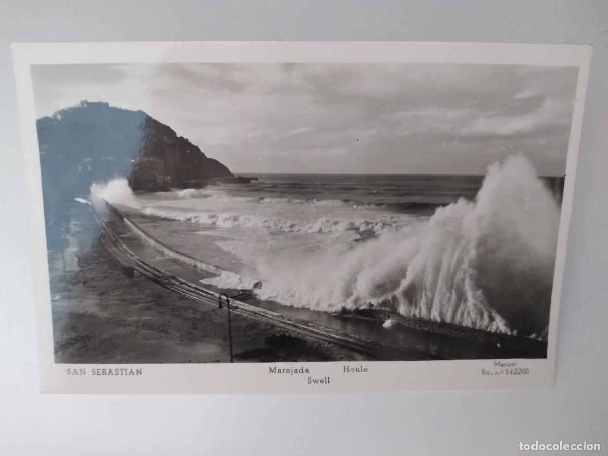 Postcards: ANTIGUA TARJETA POSTAL GUIPUZCOA SAN SEBASTIAN MAREJADA RV 637