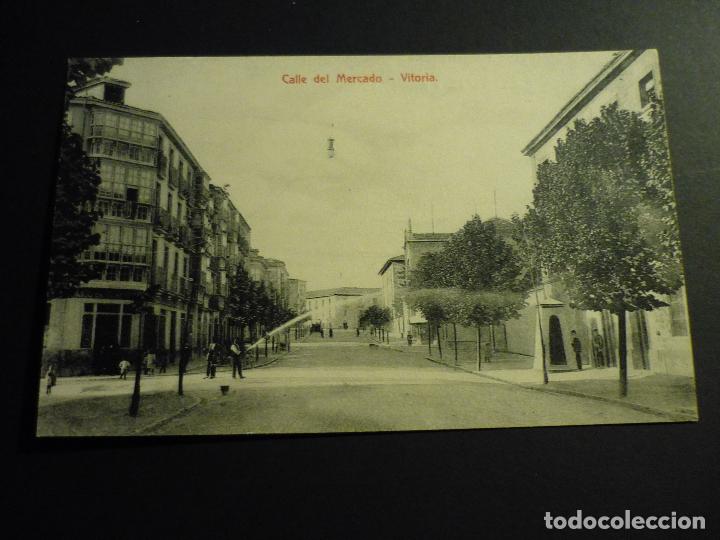 Postales: VITORIA CALLE DEL MERCADO - Foto 1