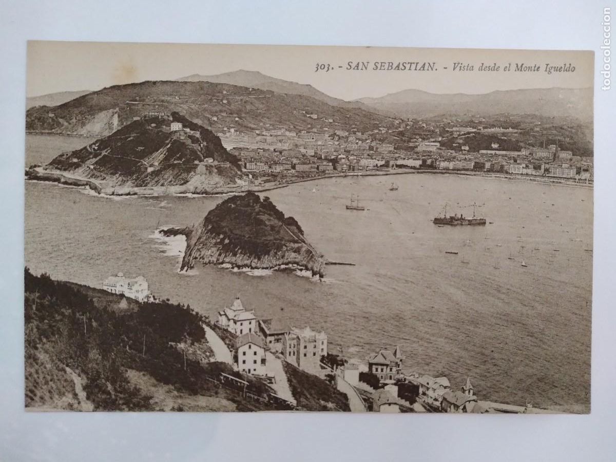 Postcards: ANTIGUA TARJETA POSTAL SAN SEBASTIAN RV 802