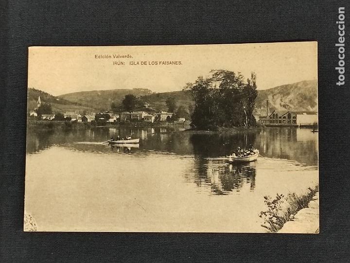 Postales: POSTAL - IRUN - ISLA DE LOS FAISANES - - Foto 1