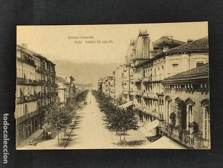 Postales: POSTAL - IRUN - PASEO DE COLON - - Foto 1