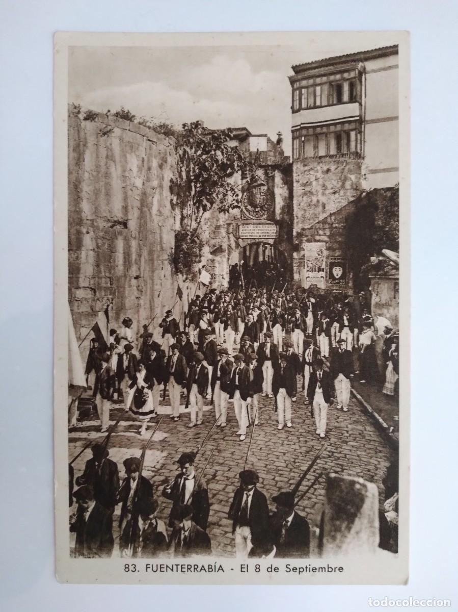 Postcards: ANTIGUA POSTAL GUIPUZCOA FUENTERRABIA EL 8 DE SEPTIEMBRE N&ordm; 83 LA ESPA&Ntilde;OLA RV 806