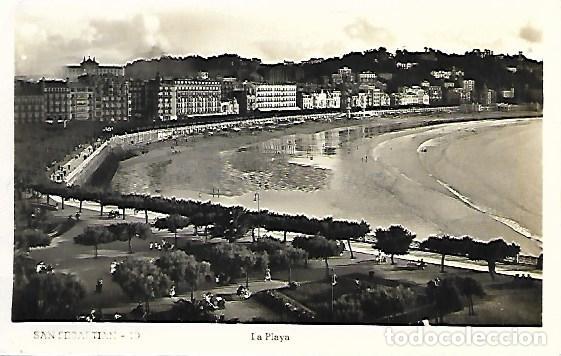 Postales: SAN SEBASTIAN - LA PLAYA - CIRCULADA - Foto 1