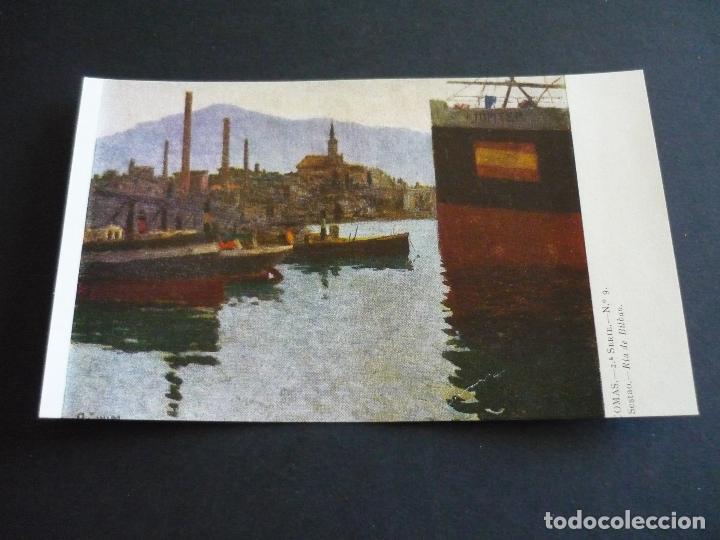 Postales: BILBAO LA RIA POSTAL COMAS ILUSTRADOR - Foto 1