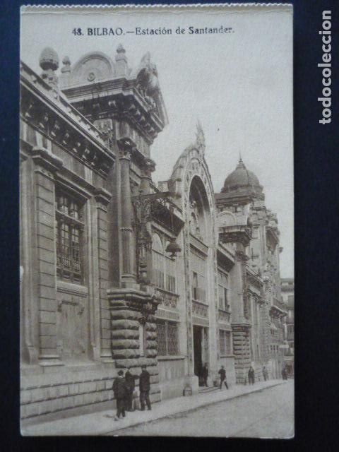 Postales: BILBAO ESTACION DE SANTANDER - Foto 1