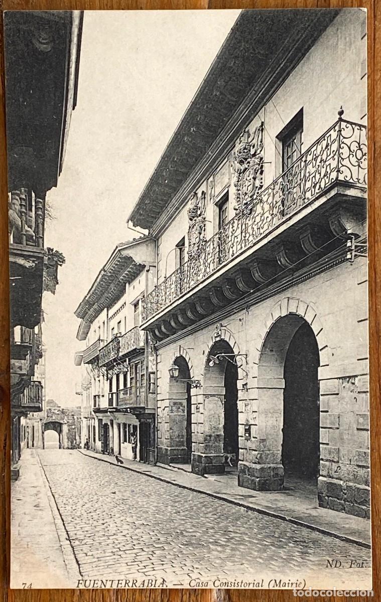Cartoline: FUENTERRRABIA, CASA CONSISTORIAL, 74 ND. FOT. SIN CIRCULAR
