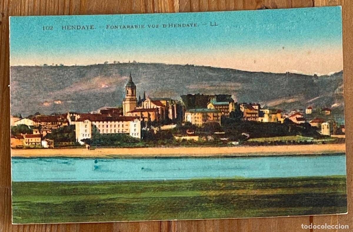 Cartoline: FUENTERRABIA VISTA DESDE HENDAYA, LEVY PARIS, SIN CIRCULAR