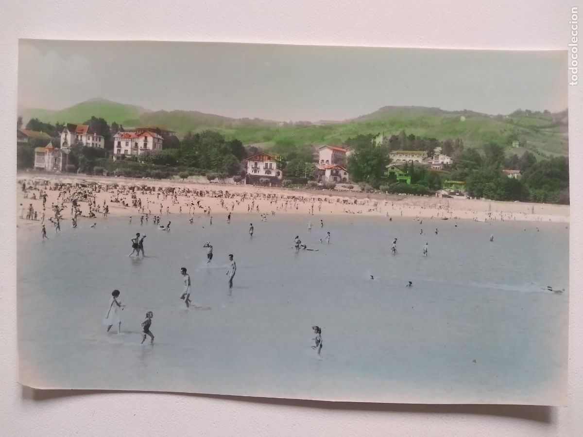 Postales: ANTIGUA POSTAL GUIPUZCOA FUENTERRABIA PLAYA EDICIONES DARVI RV 827