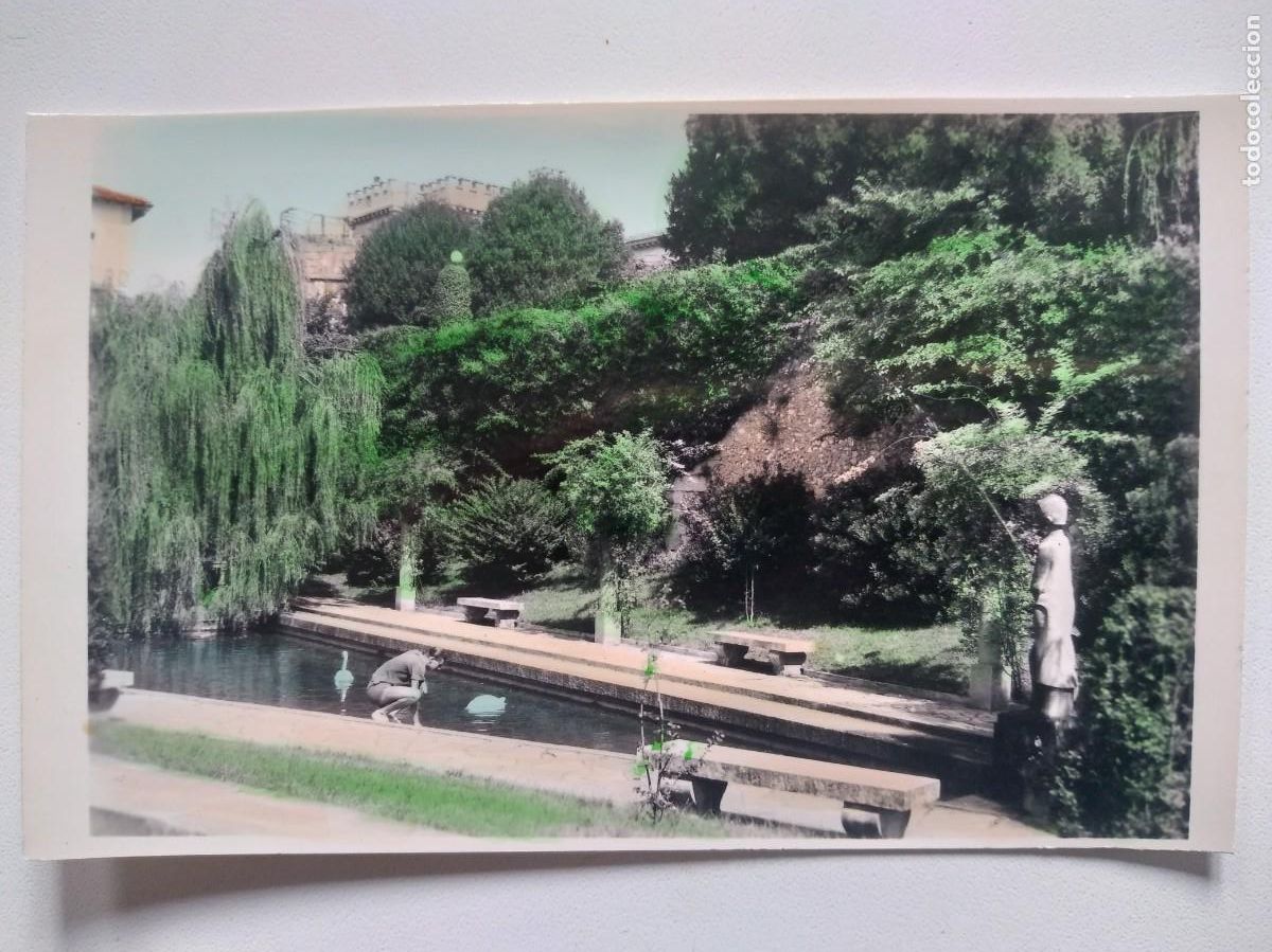 Postales: ANTIGUA POSTAL GUIPUZCOA FUENTERRABIA PARQUE DE LOS CISNES EDICIONES DARVI RV 829