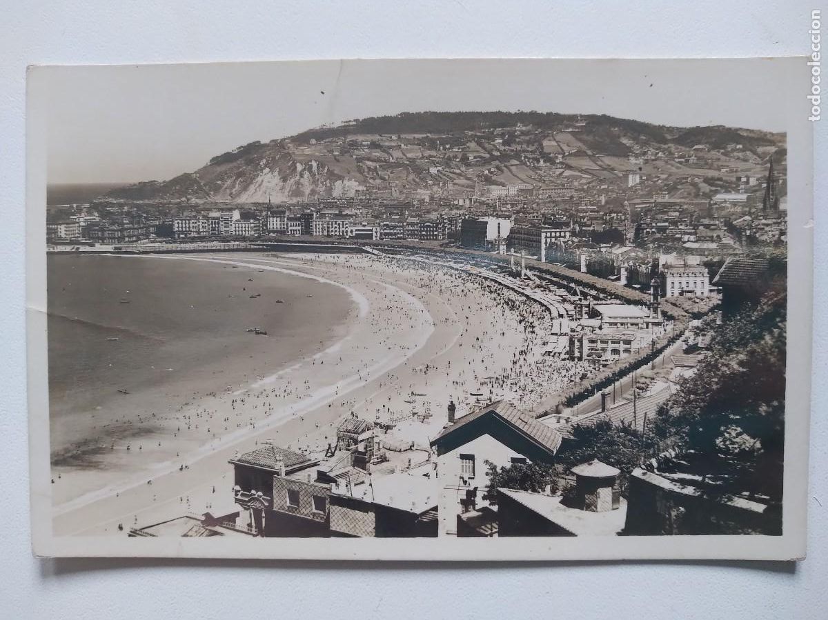 Postales: ANTIGUA POSTAL GUIPUZCOA SAN SEBASTIAN VISTA DESDE YSABURU RV 841