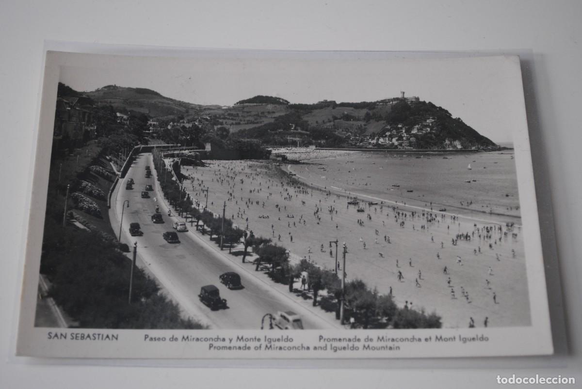 Postales: POSTAL SAN SEBASTIAN - PASEO DE MIRACONCHA - MANIPEL - NO CIRCULADA CON FUNDA